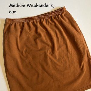 Medium Weekenders skirt, burnt orange